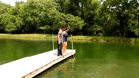 Backwards Pond Diving - Just For Fun