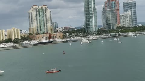 My happy place. Leaving Port of Miami on Carnival Sensation 2019