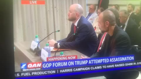 OAN GOP forum on president trump assasination attempt Dan bongino rumble