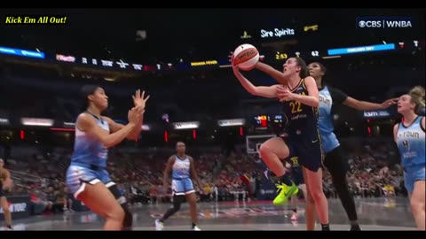 Caitlin Clark - Flagrant Foul by Angel Reese 06/16/2024