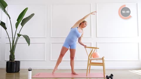 Full Body Prenatal Barre Workout Gentle Barre All Trimesters, 30 Minutes