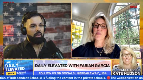 SCHOOLS BEING WEAPONIZED: Daily Elevated Show With Fabian - Guest Kate Hudson