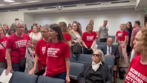 Protestors react after Tennessee House committee votes to advance bill to arm teachers