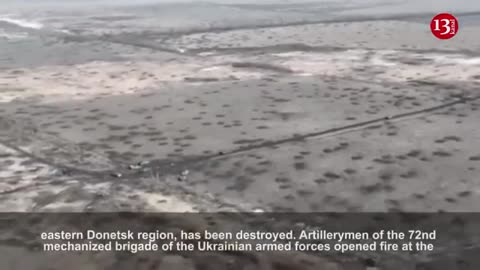 Large convoy of Russian vehicles advancing towards Ugledar ambushed - dozens of vehicles destroyed