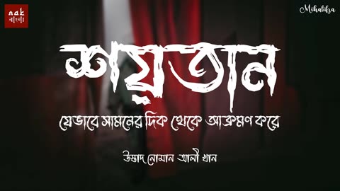 শয়তান যেভাবে সামনের দিক থেকে আক্রমণ করে | নোমান আলী খান নতুন বাংলা ডাবিং । NAKInBangla | Mihalifza