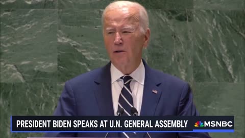 The UN did its thing last night.... No wonder biden has all but disappeared....