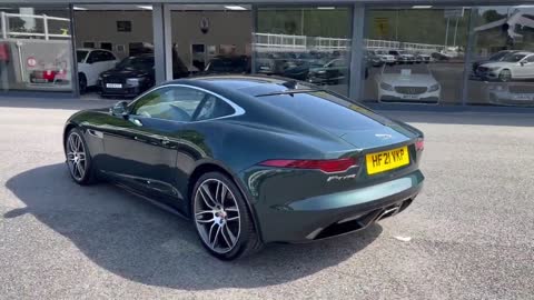 2021 Jaguar F-Type R-Dynamic Auto finished in British Racing Green for sale at Castle Motors