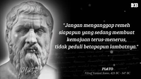 Kata bijak || kutipan bijak sana PLATO yang penuh makna dan inspirasi