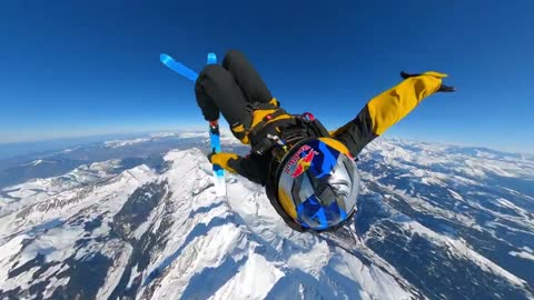 GoPro Awards_ Combining Skydiving + Skiing in the French Alps _ Fred Fugen