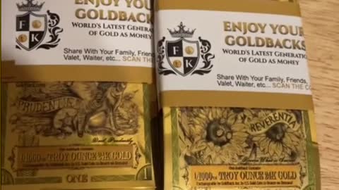 New gold backed currency