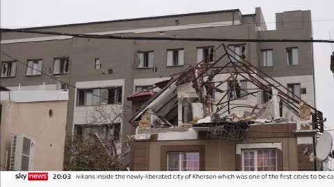 Ukraine War: Tears of relief and joy in liberated Kherson