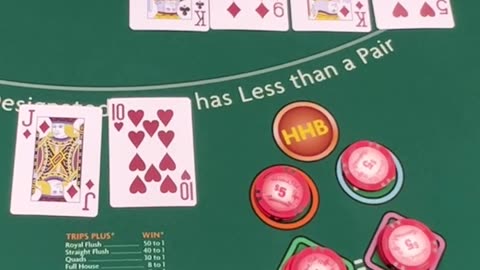 Missed a Straight Flush to the King | Heads Up Holdem Poker