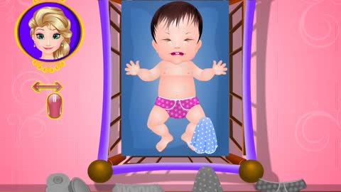 Elsa Baby Spa: Disney princess Frozen - Game for Little Girls