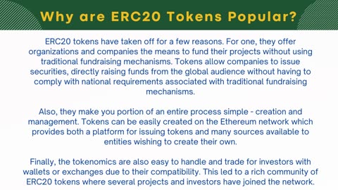 Advantages of ERC-20 tokens for blockchain developers