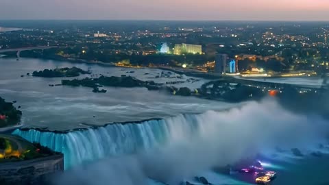 INCREDIBLE NIGHT VIEWS OF NIAGRA FALLS