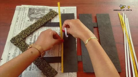 How to Make Wall Hanging using Cardboard. DIY Cardboard Craft. HOME SWEET HOME