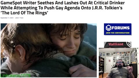 Gamespot writer attempting to push gay agenda in LOTR series lashes out at Critical Drinke