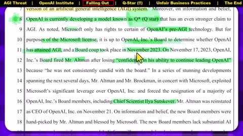 BREAKING: ELON MUSK OPEN AI BOMBSHELL "AGI Achieved Internally", Q-STAR, Lawsuit to DISSOLVE OpenAI