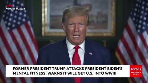 BREAKING NEWS_ Trump Claims That Biden Will Lead U.S. Into World War III