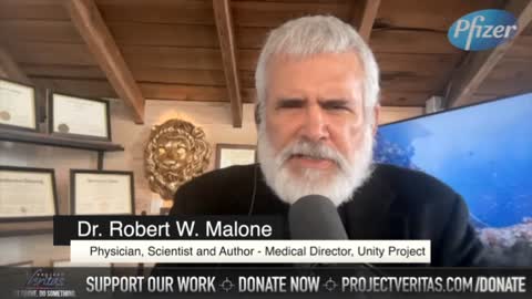 Project Veritas interviewed Dr. Robert Malone to weigh in on their latest report