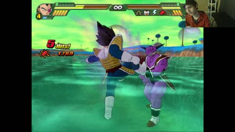 Dragon Ball Z Budokai Tenkaichi 3 Battle #123 With Live Commentary - Captain Ginyu VS Vegeta