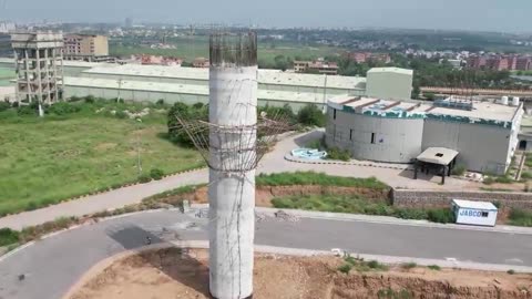 Construction of over head water tank