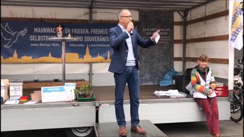 JÖRG URBAN, LV AfD Sachsen - BAUTZEN, Holzmarkt, 03 06 2024, 174. MAHNWACHE 🕊 - Bürgermikrofon