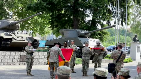 1st Armored Brigade Combat Team, 1st Infantry Division assumes authority in Żagań, Poland