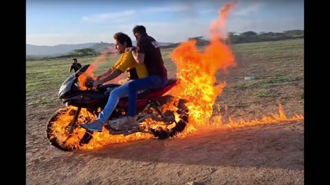 Ghost Rider quieres prender fuego a tu moto