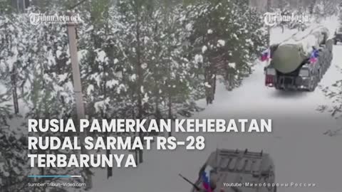 RUSIA PAMERKAN KEHEBATAN RUDAL SARMAT RS 28 TERBARUNYA