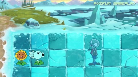 PLANTS VS ZOMBIES HEROES - SNOW PEA - Level 1 - level 10 - 200 Mastery. PVZ 2 Gameplay