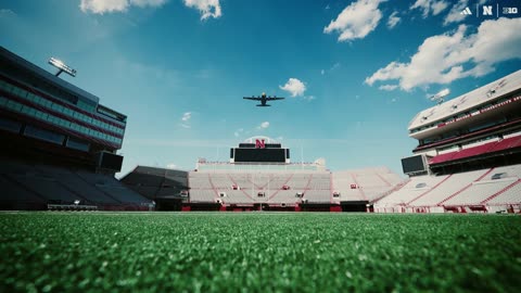 Fat Albert Flyover 4K Memorial Stadium | Nebraska Athletics