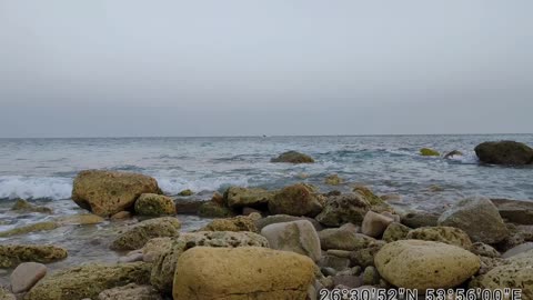 Beautiful wave on kish Island