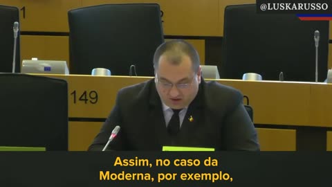 Deputado romeno Cristian Terheș questiona o CEO da Moderna sobre contratos secretos do Covid.