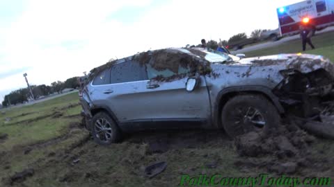 DRIVER ROLLS JEEP MULTIPLE TIMES, GOODRICH TEXAS, 12/17/21...