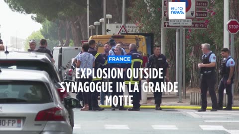 French police officer injured in synagogue arson attack