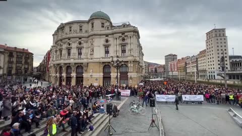 Bilbao Residents Protest Spain's Health Pass