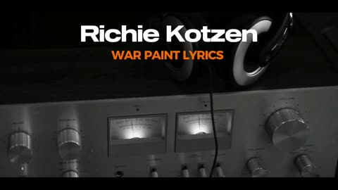 War Paint Lyrics (Richie Kotzen live)