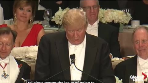 Donald Trump's FULL roasts of Hillary Clinton at Al Smith charity dinner