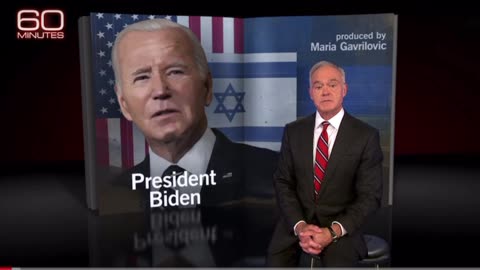 60 Minutes Reporter calls him Mr Biden.