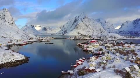 Lofoten Norway 4K HD Drone Video