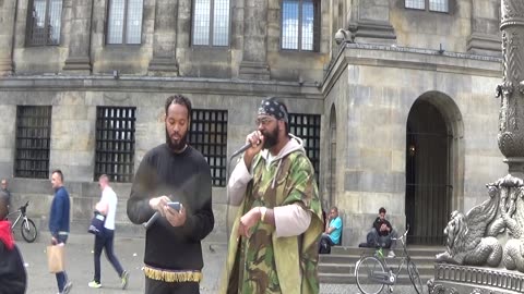 Hebrew Israelites Prophetic Camp Street Teaching 8-6- 2024 Amsterdam (The Dam/Netherlands) Pt 1