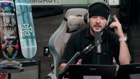 Tim Pool shares a theory about why Biden wore a Trump hat