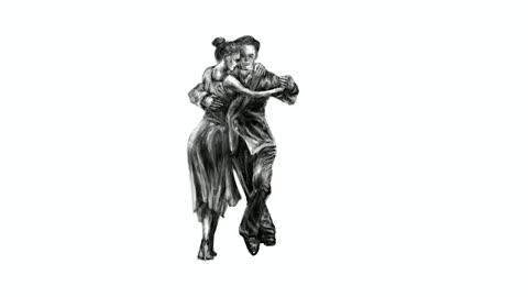 Argentine Tango time-lapse art (No. 312)