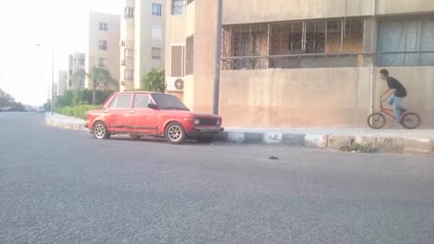 Guy Tried Jumping On A Car With His Bmx But It Didn't Work Out