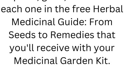 Medicinal Garden Kit — BRAND NEW!