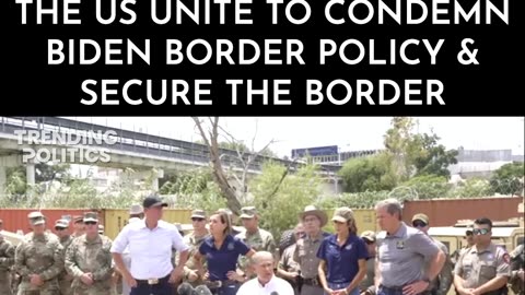 Governors from across the US Unite to Condemn Biden Border Policy & Secure the Border