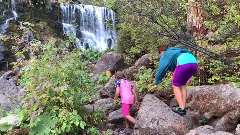 Swimming Under The Coldest Waterfall EVER!!