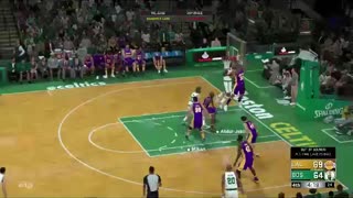 NBA 2K18 Lakers vs Celtics Part 2