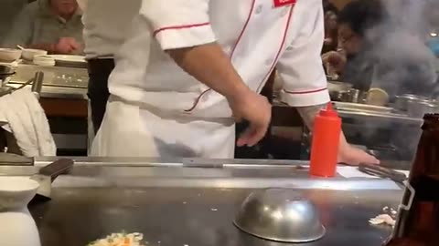 Chef Does Magic Trick With Eggs